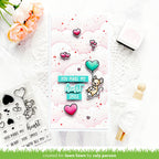 Lawn Fawn All My Heart Clear Stamps lf3017 mouse heart balloon | color-code:alt1
