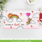 Lawn Fawn All My Heart Clear Stamps lf3017 heart smile