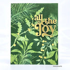 Simon Says Stamp All The Joy Wafer Dies sssd112977 All The Joy Christmas Card