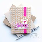 Simon Says Stamp Sentiment Strips All the Love sssg131150 Smitten Pet Sympathy Card