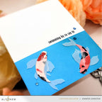 Altenew London Topaz Gem Sparkles alt10007 cute koi