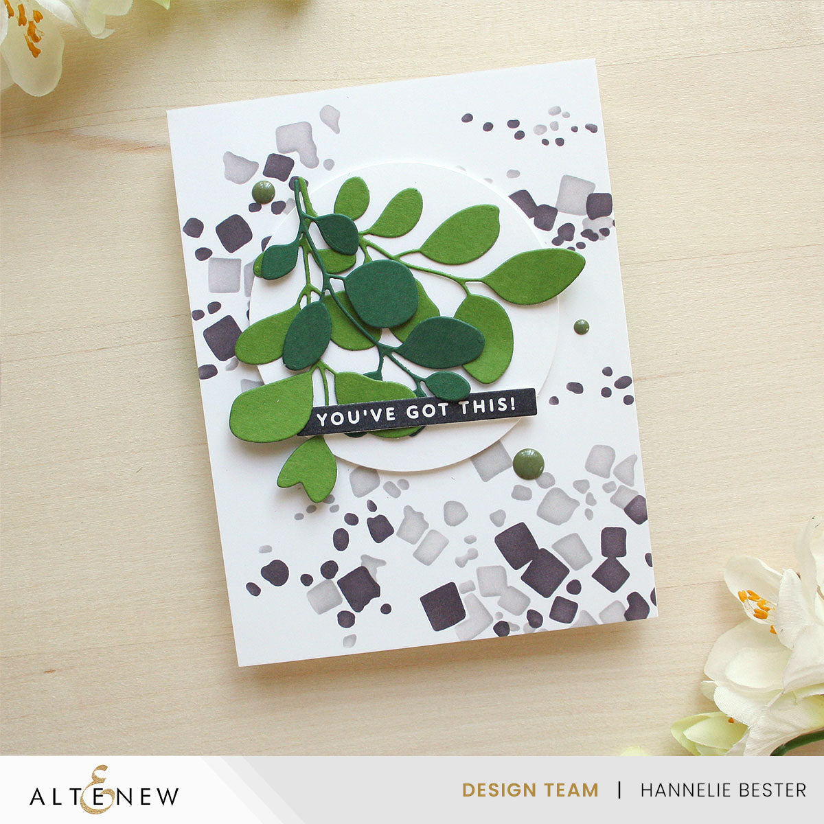 Altenew Scattered Tiles Builder Stencils alt10593