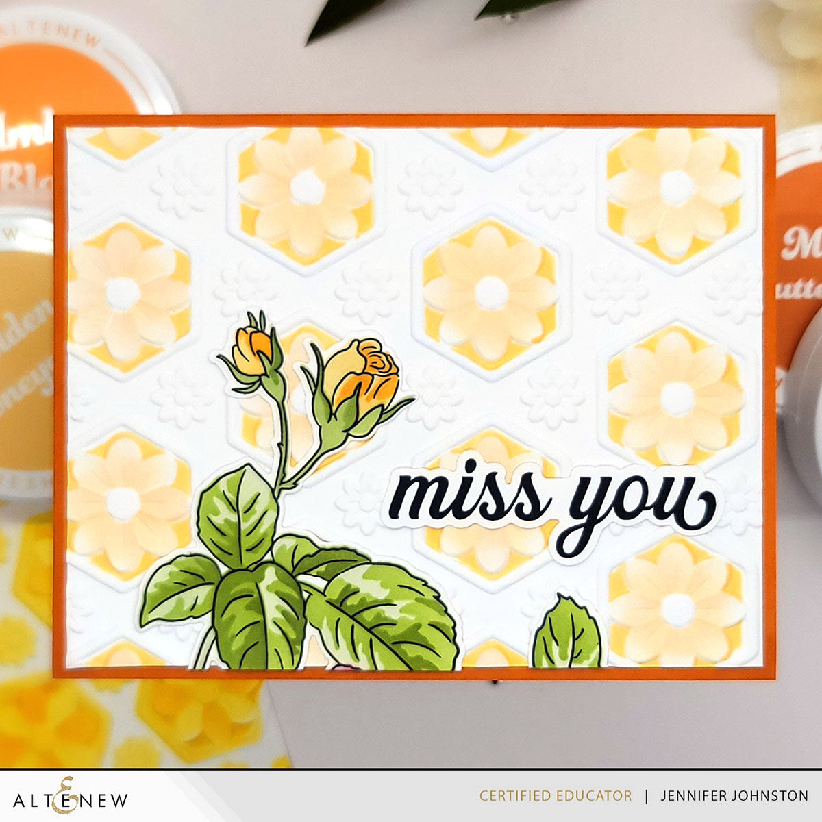 Altenew Build-A-Garden Branching Roses alt10156bn miss you