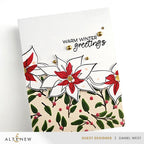 Altenew Festive Greenery 3D Embossing Folder alt8202 warm winter greetings