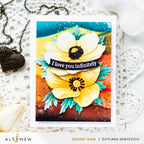 Altenew One-Go Words and Banners Dies alt10043 i love you