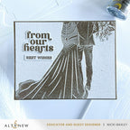 Altenew Enchanted Beginnings Simple Coloring Stencils best wishes