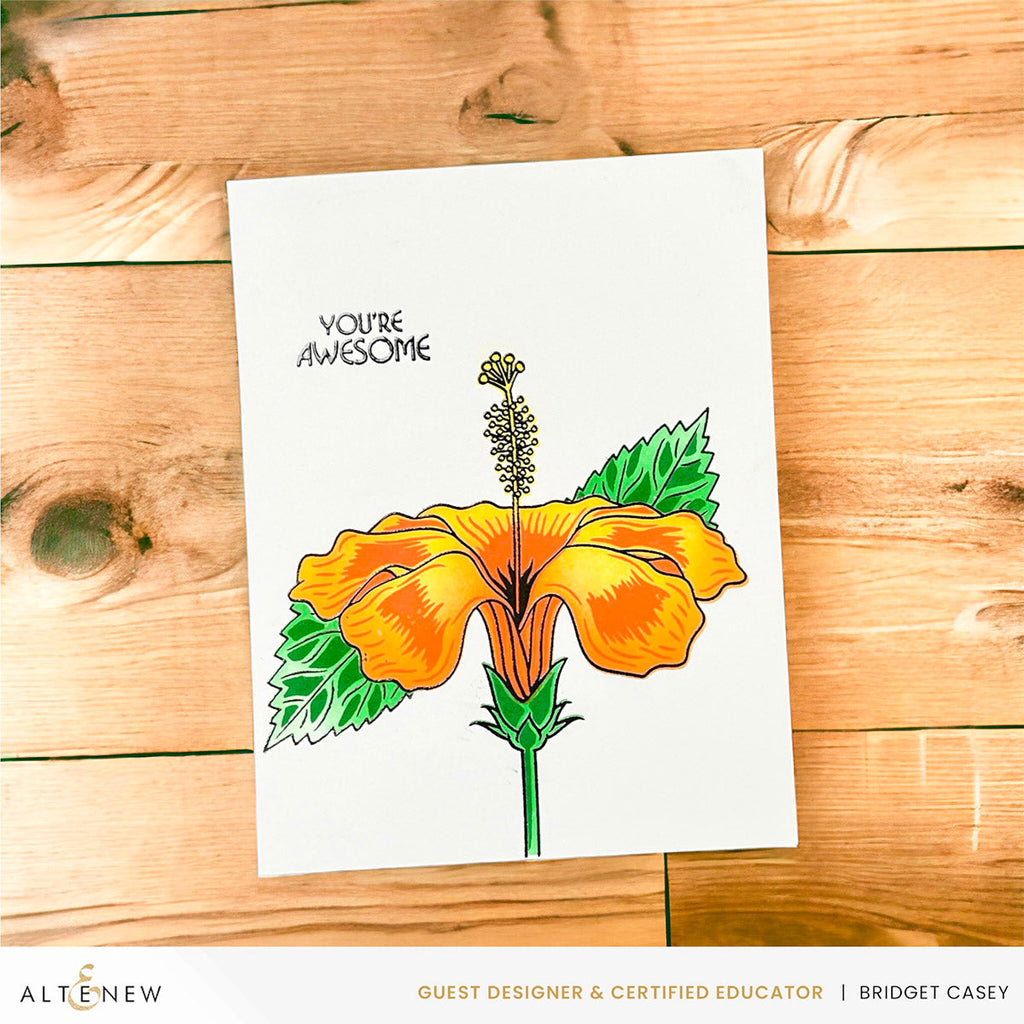 Altenew Hibiscus Motif Dies alt8216 awesome