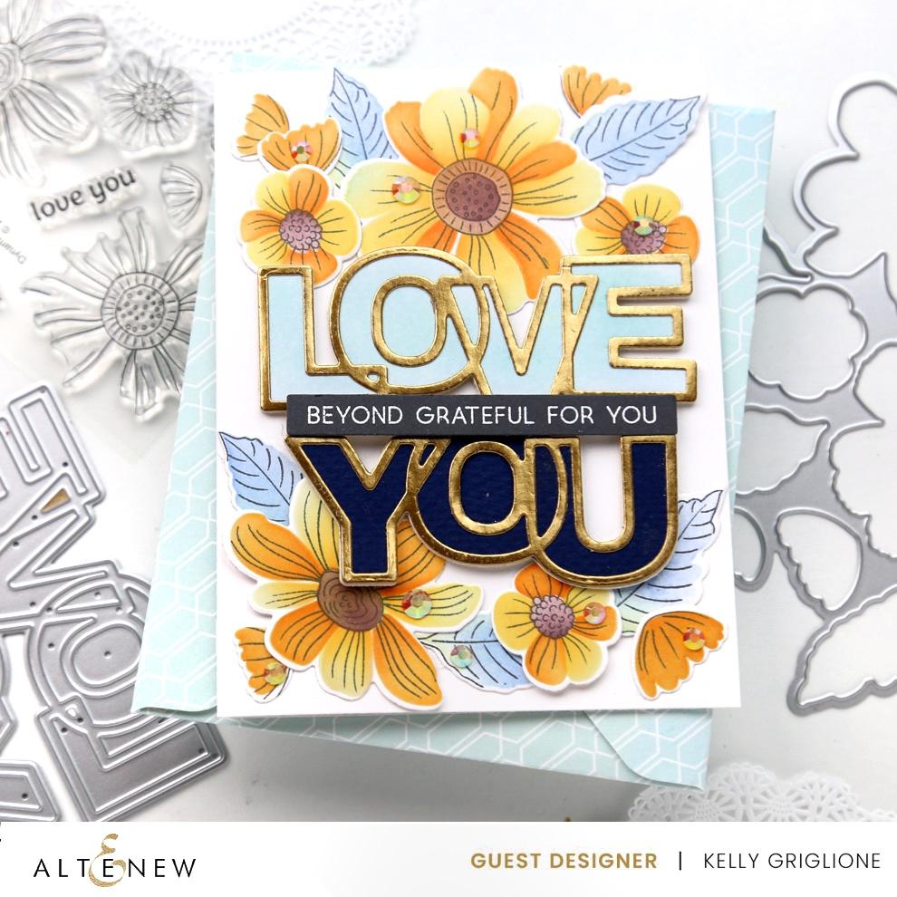 Altenew Dynamic Duo Floral Whimsy alt8691bn love you