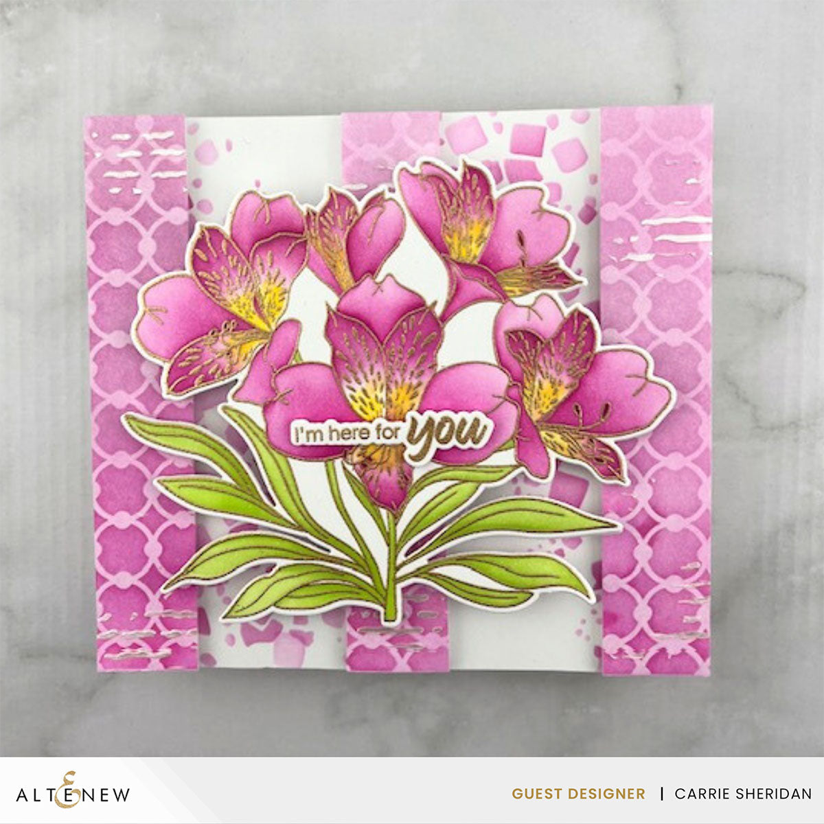 Altenew Build-A-Garden Peruvian Lily Add-On Dies alt10687