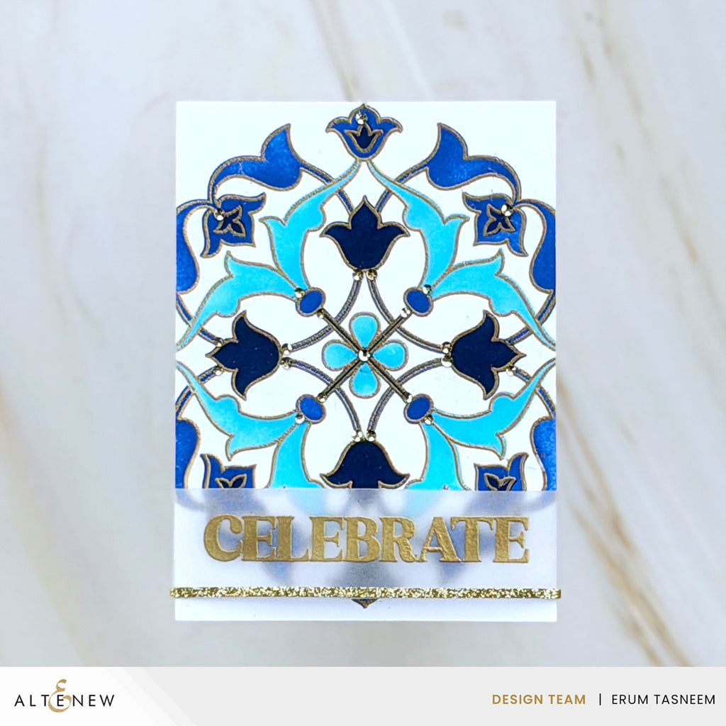 Altenew Arabesque Medallion Builder Stencils alt11406 celebrate