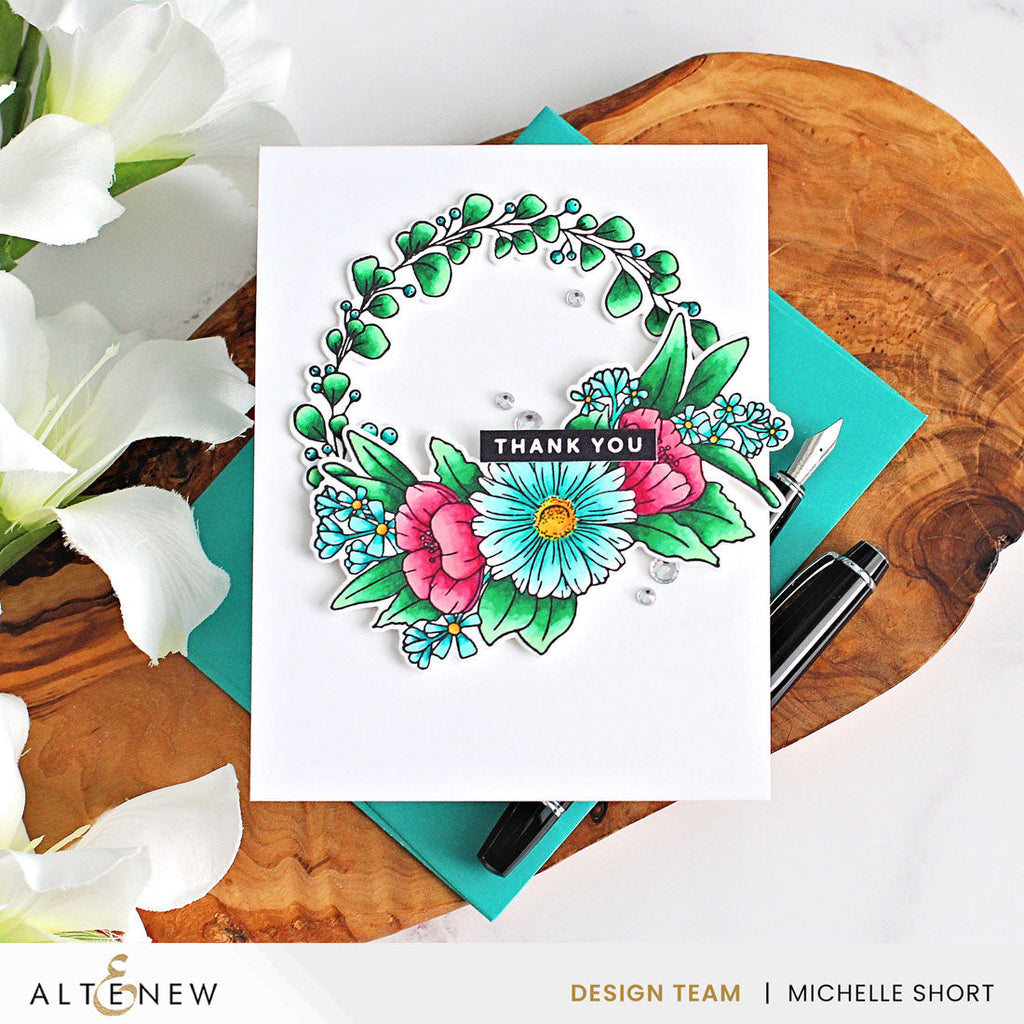 Altenew Blooms of Friendship Dies alt10050 thank you