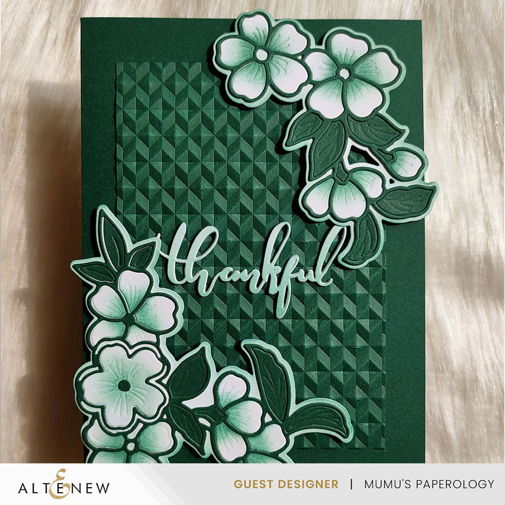 Altenew Bold Blooms Dies alt7795 thankful