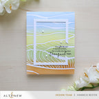 Altenew Brilliant Waves Background Stencil alt10935 peace