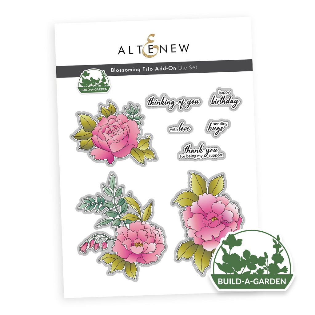 Altenew Build-A-Garden Blossoming Trio Add-On Dies alt11448