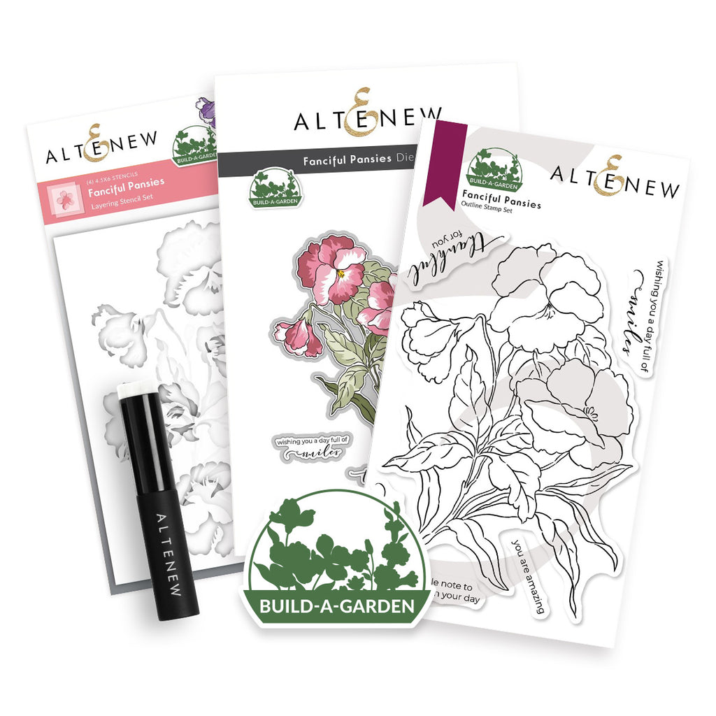 Altenew Build-A-Garden Fanciful Pansies Set alt10968bn