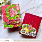 Altenew Build-A-Garden Flowering Quince and Add-on Die Set red