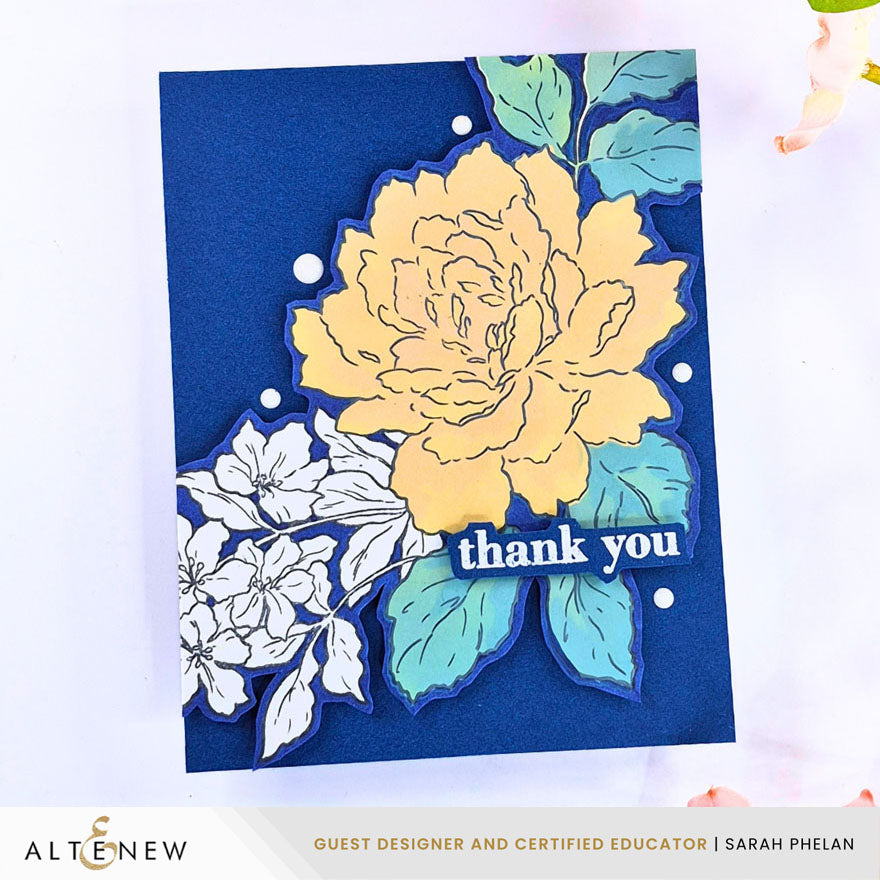 Altenew Build-A-Garden Garland Grace Add-On Dies alt11313 thank you