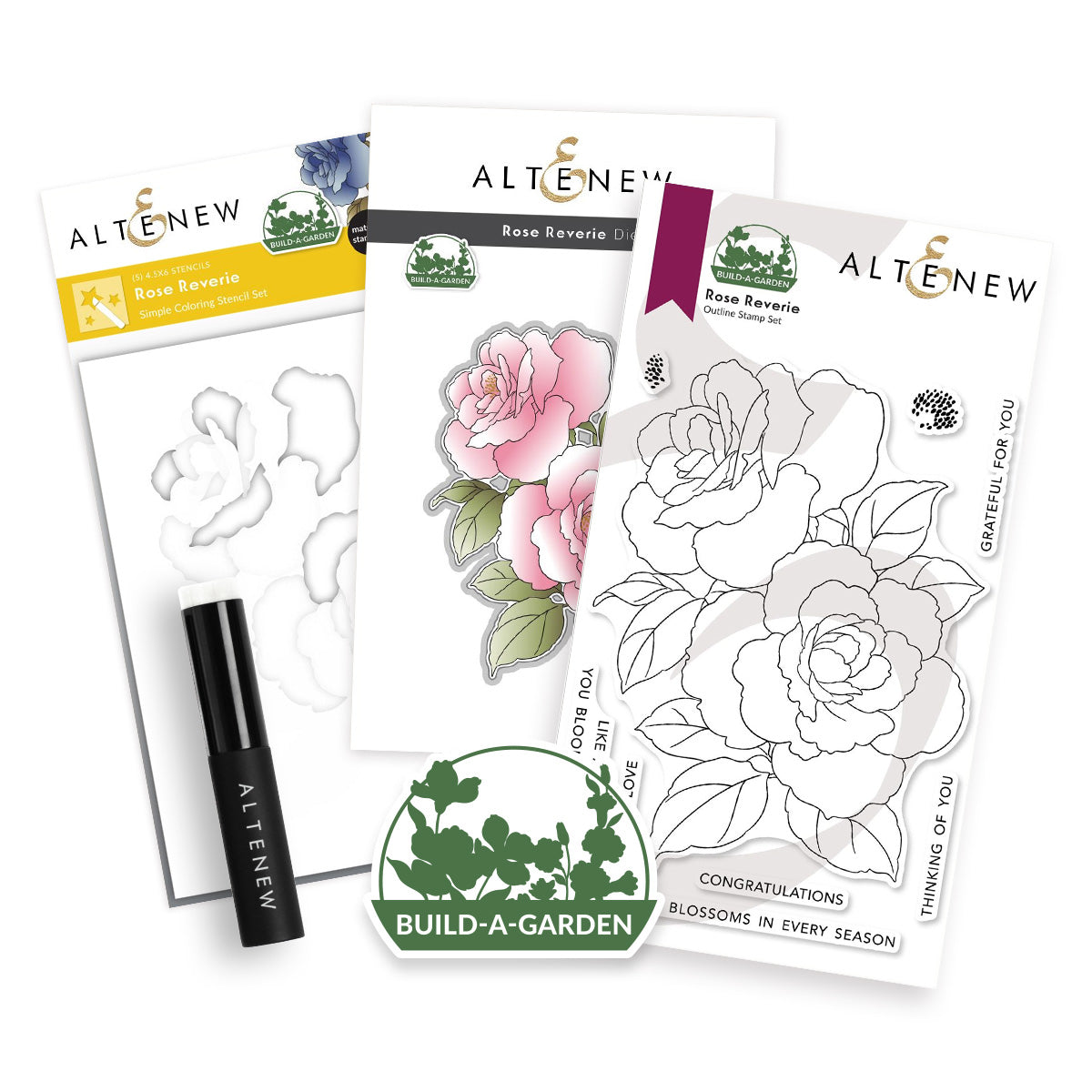 Altenew Build-A-Garden Rose Reverie Set alt10944bn