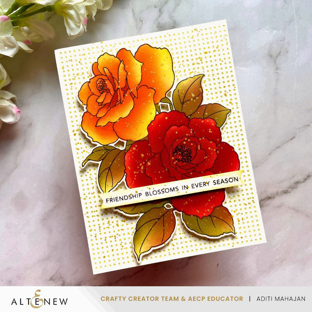 Altenew Build-A-Garden Rose Reverie Set alt10944bn friendship