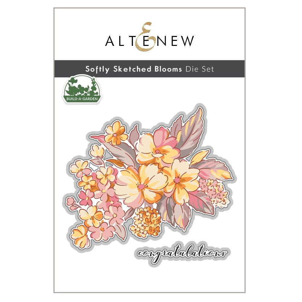 Altenew Build-A-Garden Softly Sketched Blooms Set alt11507bn product image 2
