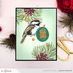 Altenew Chickadee Chirps Dies alt10919 pinecones