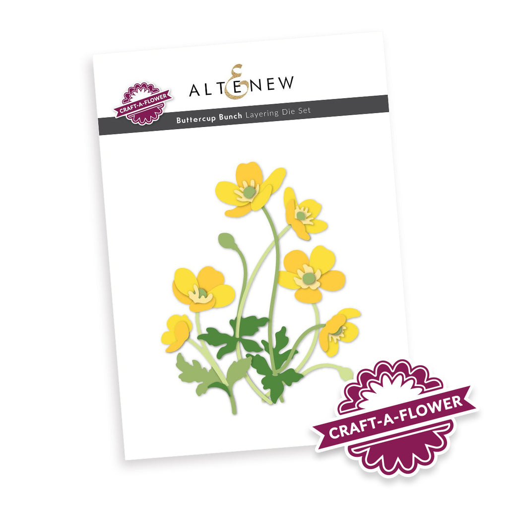 Altenew Craft-A-Flower Buttercup Bunch Layering Dies alt11205