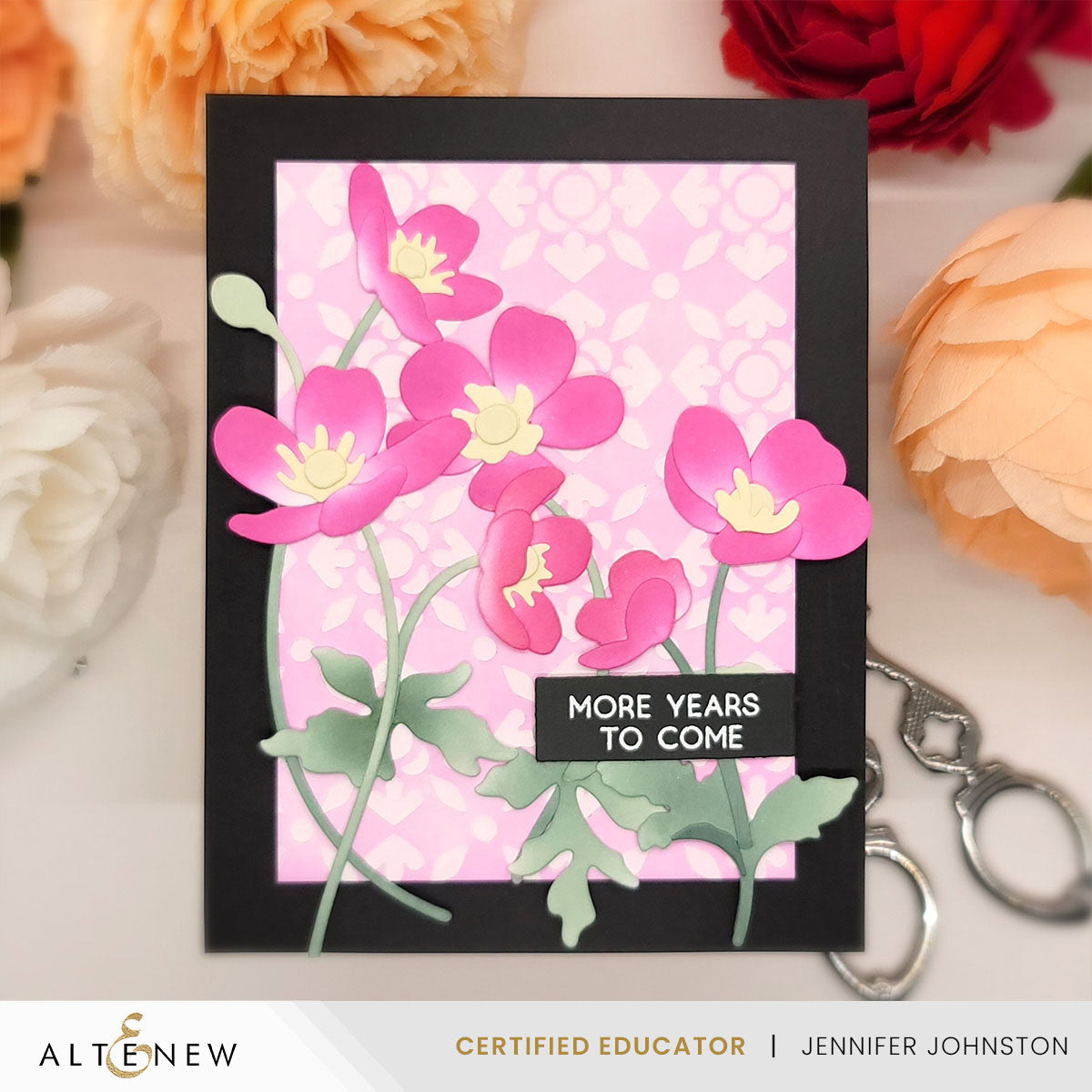 Altenew Craft-A-Flower Buttercup Bunch Layering Dies alt11205 pink