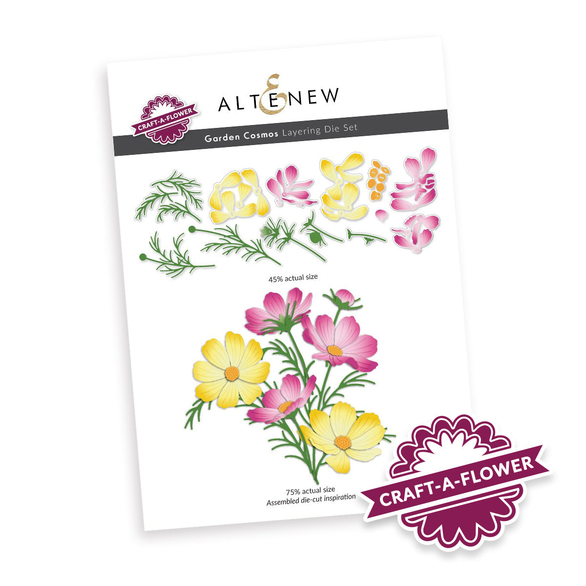 Altenew Craft-A-Flower Garden Cosmos Layering Dies alt11021