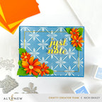 Altenew Crafty Necessities Orange Cream Cardstock 10 Sheet Pack alt10204 flowers