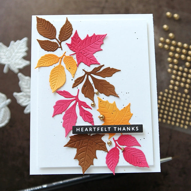 Altenew Crispy Leaves Dies alt10954 thanks | color-code:ALT01