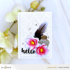 Altenew Delicate Magnolia Layering Dies alt10766 hello