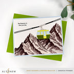 Altenew Dove Gray Fresh Dye Ink Pad alt11487 gondola mountains card