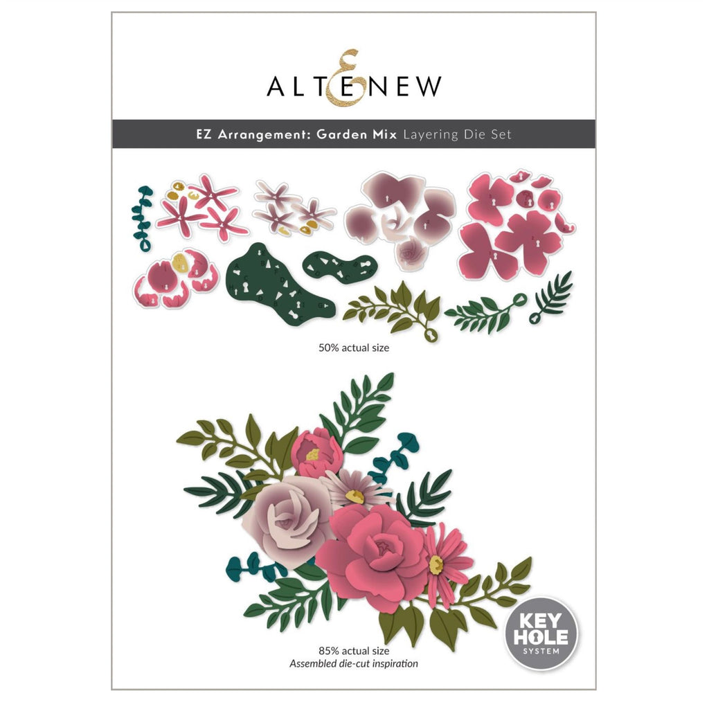 Altenew EZ Arrangement Garden Mix Layering Dies alt11007