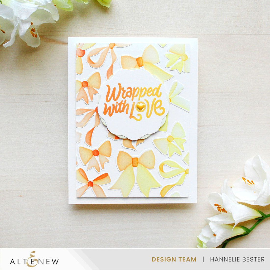 Altenew Elegant Bows Die alt10913 with love