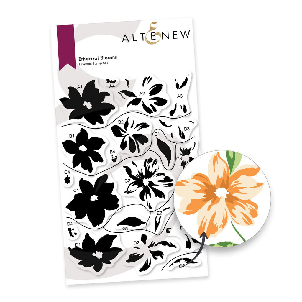 Altenew Ethereal Blooms Clear Stamps alt10994