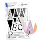 Altenew Festive Triangles Clear Stamp and Press Plate Set product image 1