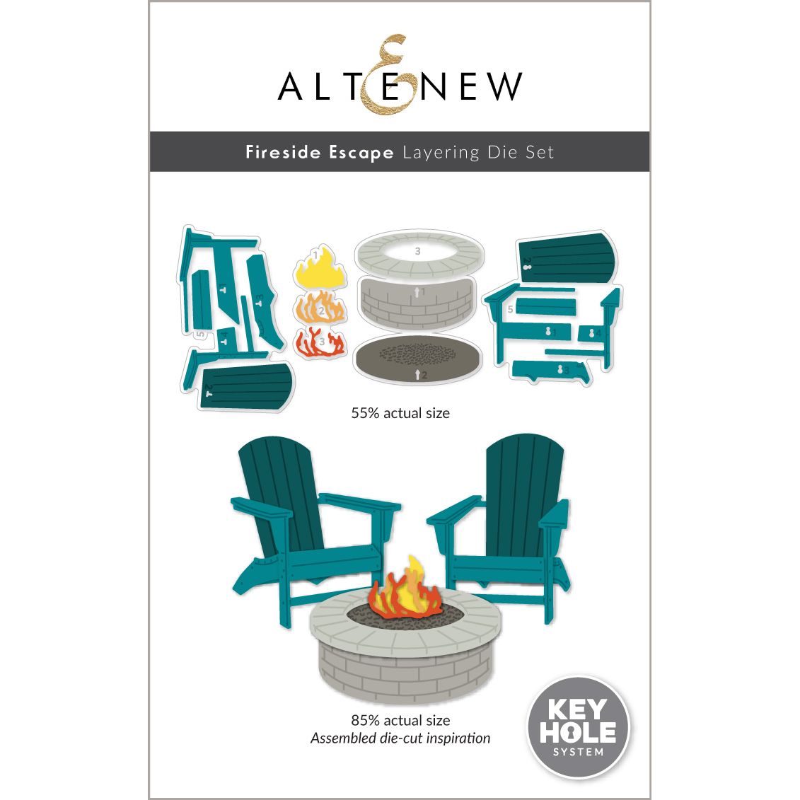 Altenew Fireside Escape Dies alt10983