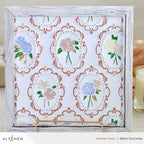 Altenew Floral Cameo Die alt10789 framed