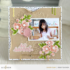 Altenew Frosty Pink Wax Beads alt10515 flowers