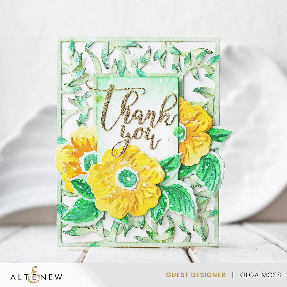 Altenew Honey Drizzle Fresh Dye Ink Pad alt8309 thank you