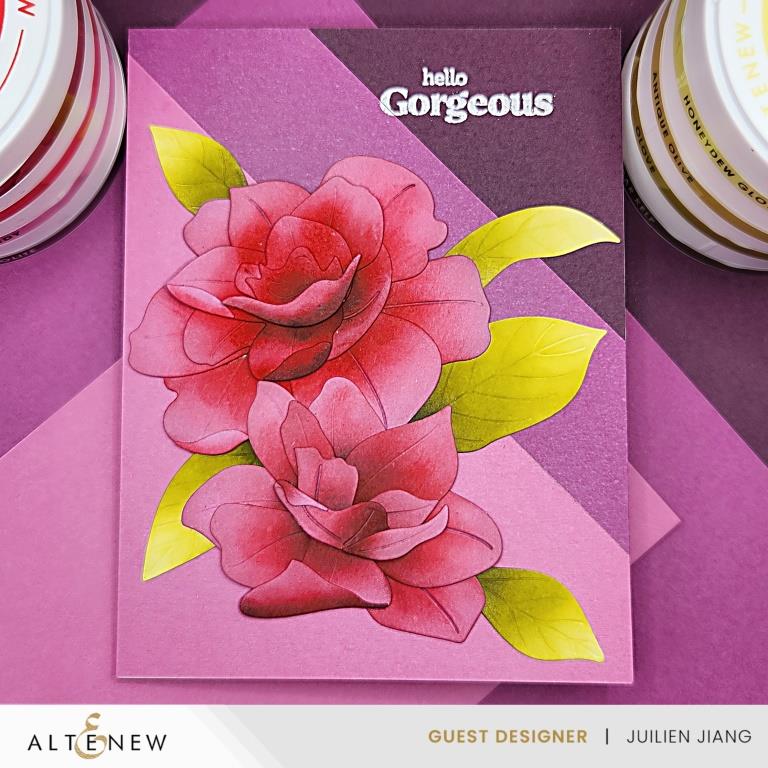 Altenew Honeydew Glow Fresh Dye Ink Pad alt10125 roses