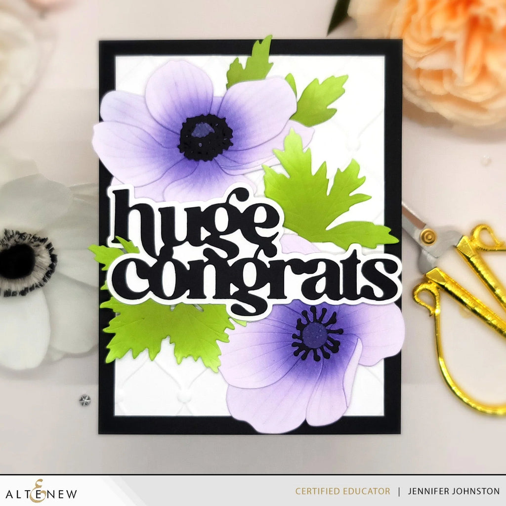 Altenew Hydrangea Fresh Dye Ink alt8325 congrats