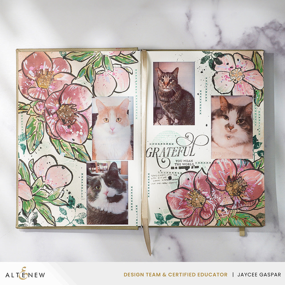 Altenew Luxe Watercolor Sketchbook A5 5.8 x 8.3 inch Portrait alt11173 cute cats