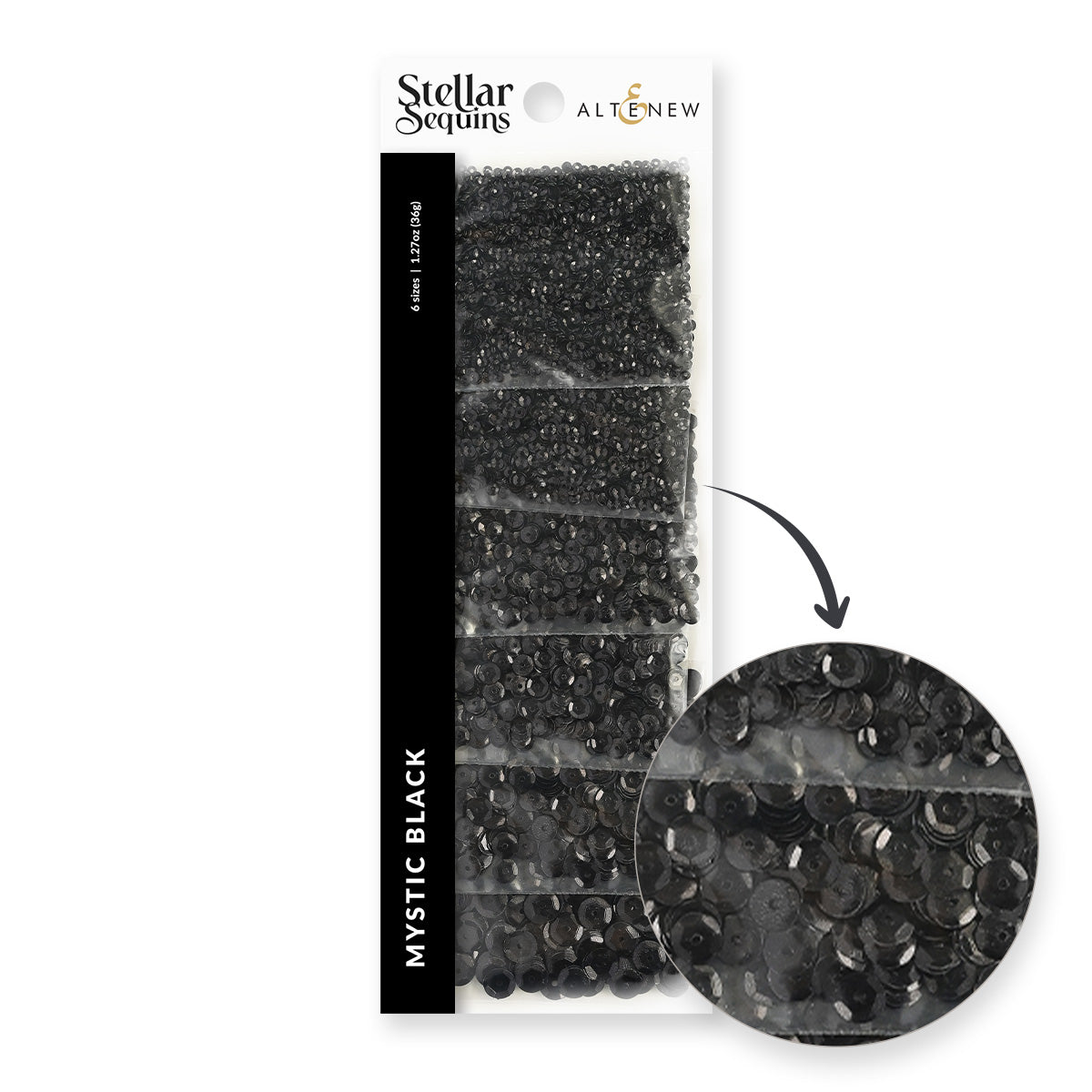 Altenew Mystic Black Stellar Sequins alt10635