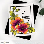 Altenew One-Go Briar Blossoms 3D Embossing Folder alt10604 cheers so proud of you card