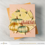 Altenew One-Go Sweet Pumpkins 3D Embossing Folder alt10442 thankful