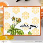 Altenew Peachy Glow Fresh Dye Ink Pad alt10083 miss you