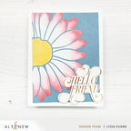 Altenew Petal Pop Stencil alt11233 hello friend