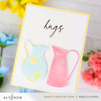 Altenew Pitcher Vases Simple Coloring Stencil alt10800 hugs