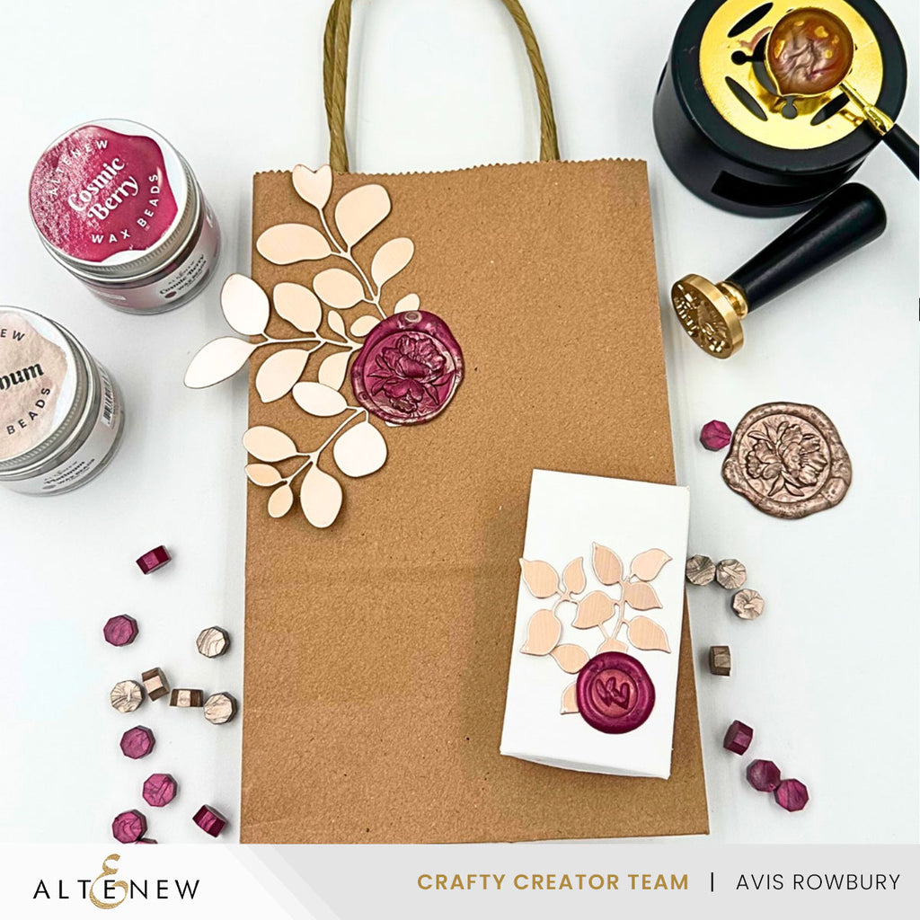 Altenew Platinum Wax Beads alt10527 seals